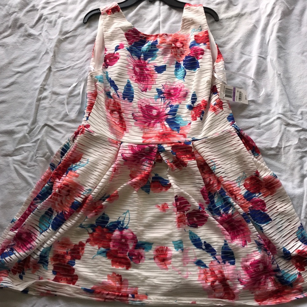 Flower print dress